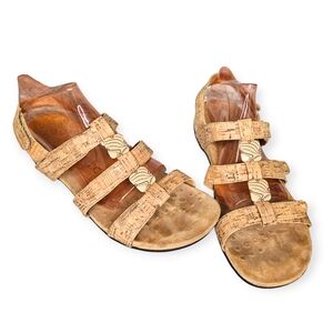 Vionic Amber Adjustable Sandal Cork Women's Size 11